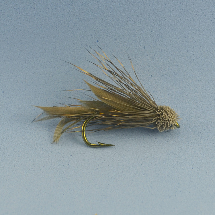 Wifreo 10PCS Brown Muddler Minnow Trout Fly Fishing Streamer Flies Size # 6 with Free Box Package