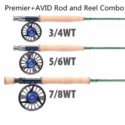 Maximumcatch Fly Fishing Rod Combo Fly rod+fly reel 3/4,5/6,7/8wt Graphite Fly Rod Combo