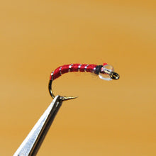 [10 PCS] #12 Crystal Bead Head Nymph Buzzer Fly Trout Fishing Bait