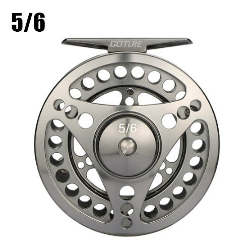 Goture 3/4 5/6 7/8 9/10 Fly Fishing Reel Aluminum Frame Spool Fly Reel Wheel CNC Machine Cut Coil Pesca 3BB 1:1 Fishing Tackle