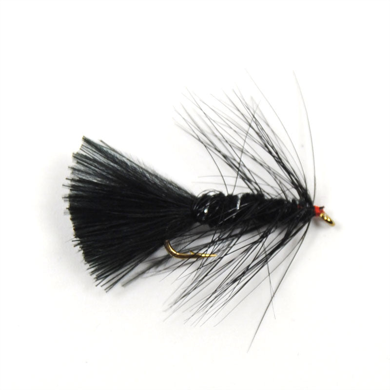 10PCS #10 Wifreo Long Shank Black Wooly Bugger Streamer Fly Trout Fishing
