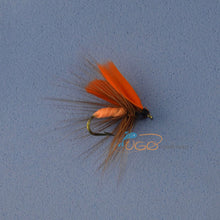 10PCS Wifreo 12# Orange Blue Quil Fly Trout Fishing May Flies