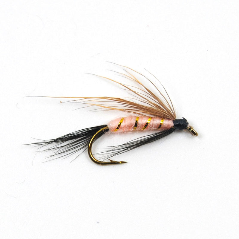 10PCS #8 Wifreo Gold Rib Wet Fly Trout Fly Fishing