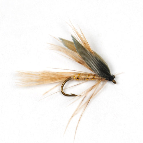 10PCS 10# Wet Fly Blue Dull / Blue Quill Trout Fishing May Flies Wifreo with Free Box Package