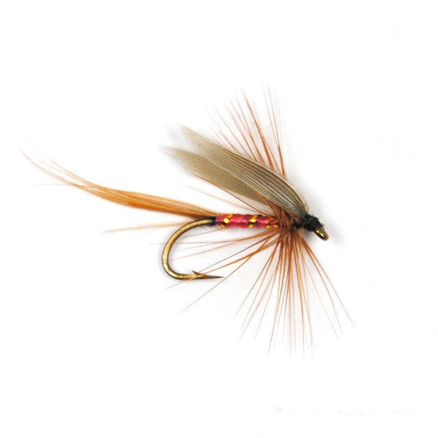 10PCS 10# Wet Fly Blue Dull / Blue Quill Trout Fishing May Flies Wifreo with Free Box Package